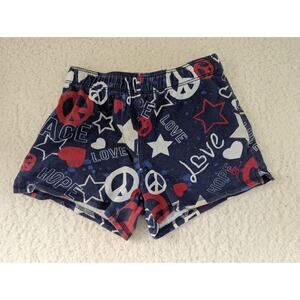 Girls size 10 Justice shorts Patriotic